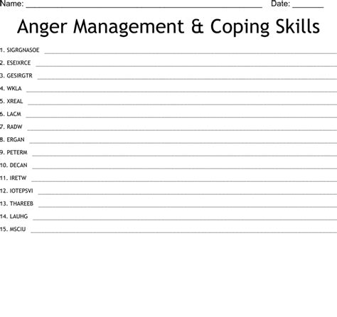 Anger Management Worksheets and Worksheets - Primary - Worksheets Library