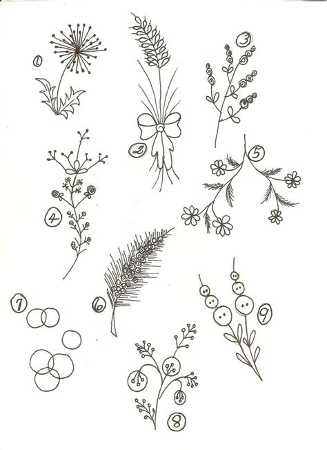 simple line drawing flowers - Some Of The Main Blogging Miniaturas