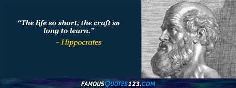 Hippocrates Quotes on Medicine, Appreciation, Hospitality and Knowledge