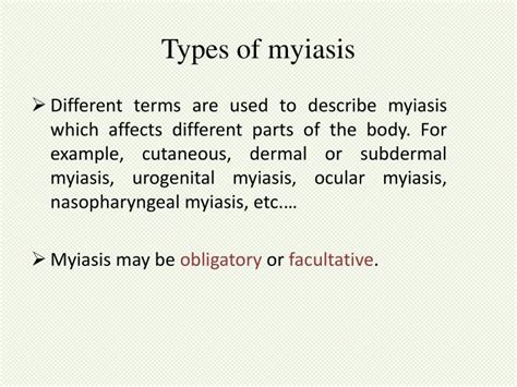 PPT - Myiasis PowerPoint Presentation - ID:4639144