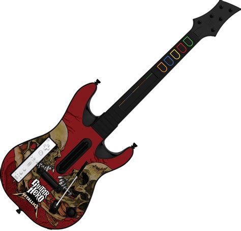 Nintendo Wii Guitar Hero Metallica - Standalone Guitar (Wii)(Pwned ...