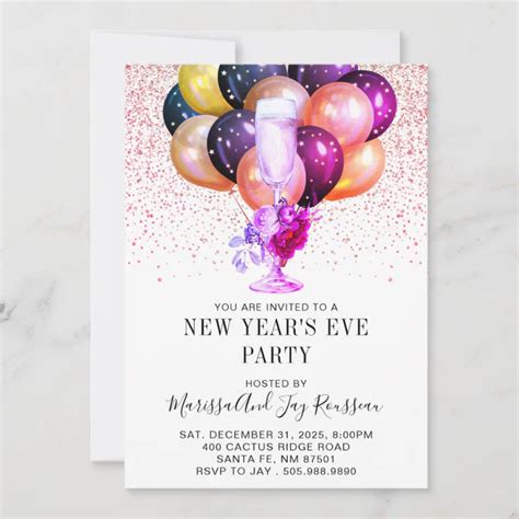 New Year's Eve Party Invitation | Zazzle