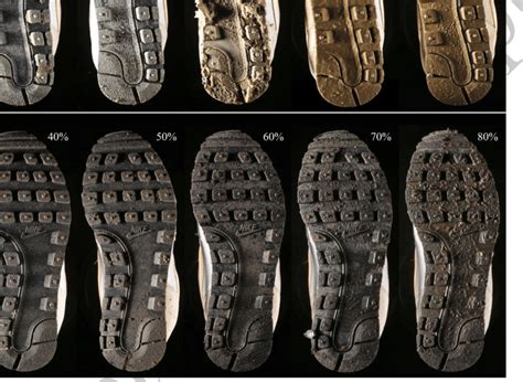 Quantity of soil transferred on Nike Air shoes (size Euro 38) for soil... | Download Scientific ...