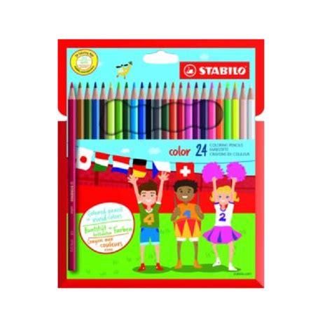 STABILO Color Colour Pencil: Assorted Box 24's - Park Avenue Stationers