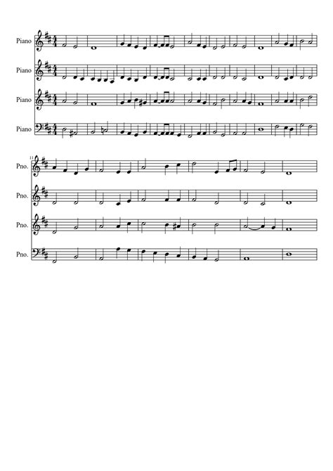 Lead me Lord (1) sheet music for Piano download free in PDF or MIDI