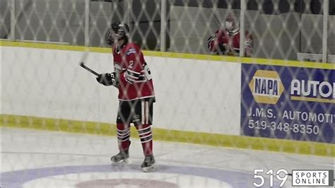 PJHL - Walkerton Hawks vs Mitchell Hawks - YouTube