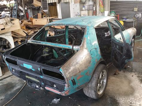 A Datsun Turbo Violet from 1974: Restoring the Datsun 120Y B210 Body (Update 1)...Datsun 120Y ...