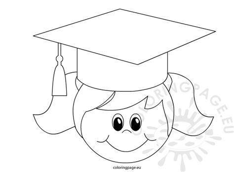 Graduation Cap Coloring Page at GetColorings.com | Free printable colorings pages to print and color