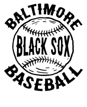 Baltimore Black Sox Baseball Easten Colored League Baseball Logo T Shirt