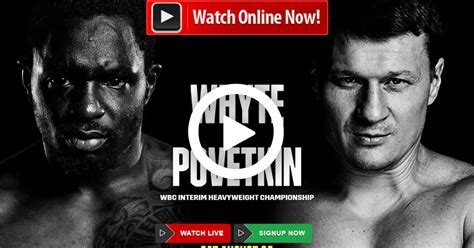 Online Live Streaming Free: Dillian Whyte vs. Alexander Povetkin WBC ...