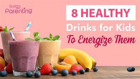 8 Healthy Drinks for kids - YouTube