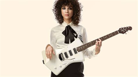 St Vincent on creating her signature Music Man guitar, avoiding playing clichés, and performance ...