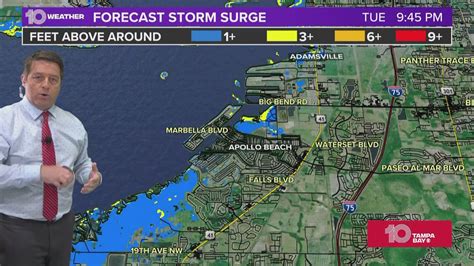 Storm surge predictions around Tampa Bay | wtsp.com