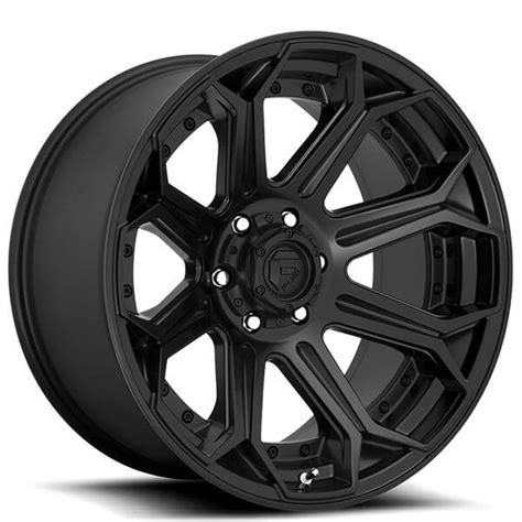 20" Fuel Wheels D706 Siege Matte Black Off-Road Rims #FL248-1