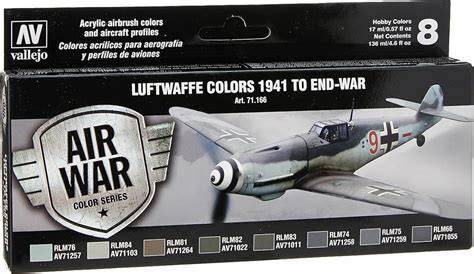 Vallejo Model Air Set 71164 Luftwaffe Maritime And Tropical, 43% OFF