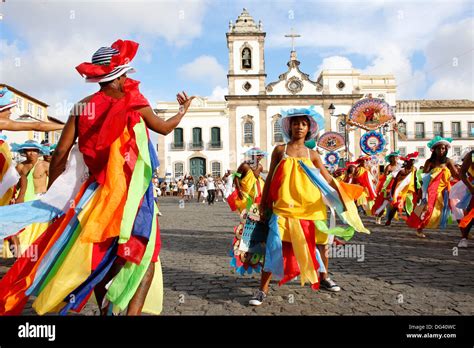 Défilé de costumes de carnaval à Salvador, Bahia, Brésil, Amérique du ...