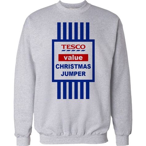 Christmas Jumper Gift Funny Tesco Value Xmas Sweater Mens And | Etsy