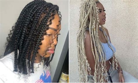 Jumbo Knotless Braids With Curly Hair : Giving you the benefit of being able to protect your own ...