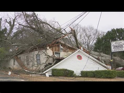 Griffin Funeral Home, Damage In Cobb County | Severe Weather Aftermath ...