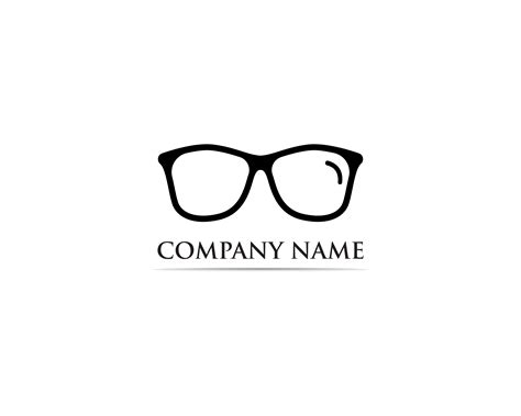 Glasses Logo Design vector 623112 Vector Art at Vecteezy