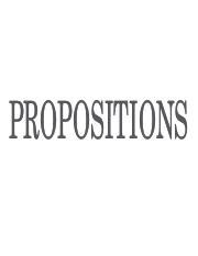 1.-Proposition.pptx - PROPOSITIONS Lesson Objectives Define proposition Illustrate a proposition ...