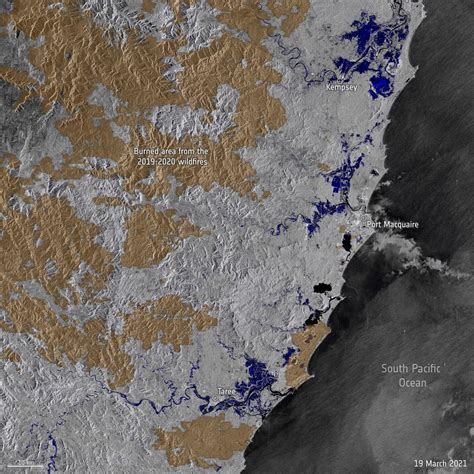 Record Floods in Australia Mapped From Space