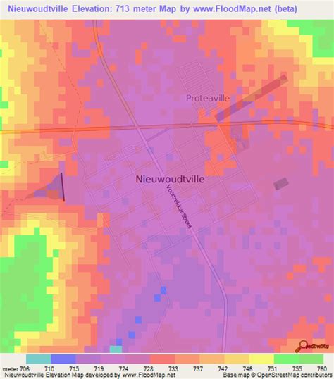 Elevation of Nieuwoudtville,South Africa Elevation Map, Topography, Contour
