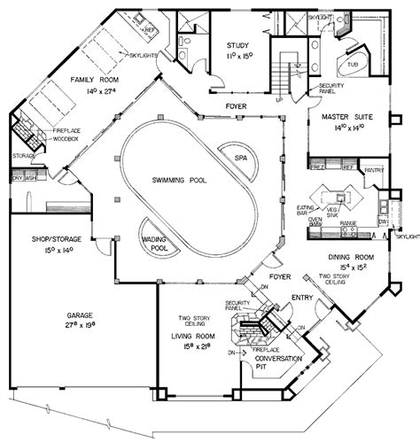 Mediterranean House Plans With Courtyard In Middle - House Decor ...