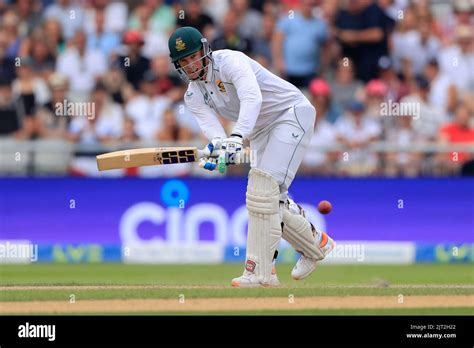 Rassie van der Dussen batting for South Africa Stock Photo - Alamy