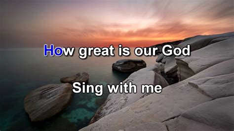 How Great Is Our God - Karaoke - YouTube