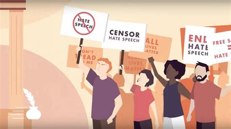 Hate speech vs Free speech.