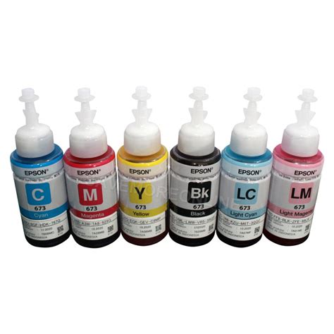 Original Epson L805 Ink 70ml, Set of 6 Colors | Shopee Philippines