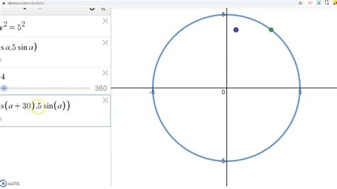 Desmos Spirograph - Using One Equation, List and Slider - YouTube