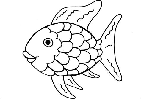 Fish Scales Thick With Strong Coloring Pages For Kids #cBN : Printable Fish Coloring Pages For ...