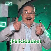 Felicidades Money Raining Old Man Thumbs Up GIF | GIFDB.com