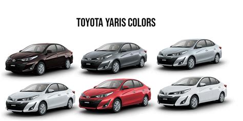 Toyota Yaris Colors: Red, White, Grey, Brown, Silver - GaadiKey