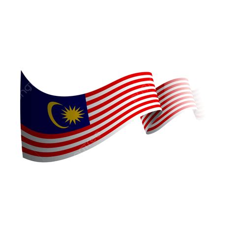 Flag Malaysia Realistic Transparent Vector, Malaysia Flag, Malaysia Independence Day, Malaysia ...