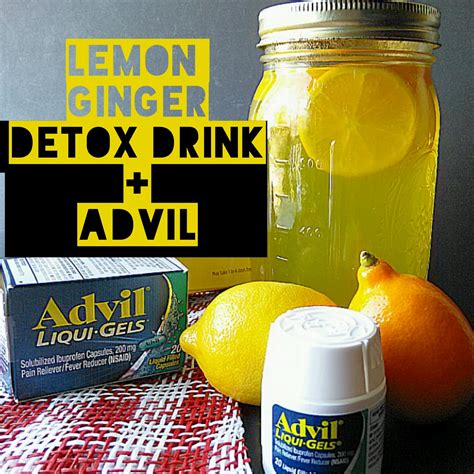 Lemon Ginger Detox Drink - Nik Snacks