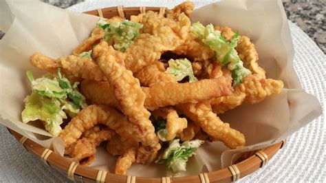Fried dried squid (Ojingeo-twigim) | Squid recipes, Korean food, Maangchi recipes