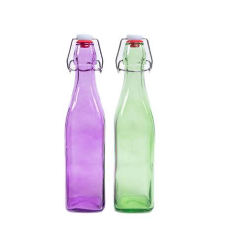 Swing top amber glass bottle - Glass bottle manufacturer-MC Glass