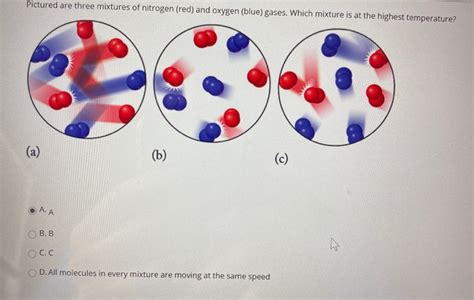 Solved Pictured are three mixtures of nitrogen (red) and | Chegg.com