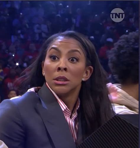 PHOTO Candace Parker Looking Spooked After Aaron Gordon's First Dunk In The Dunk Contest