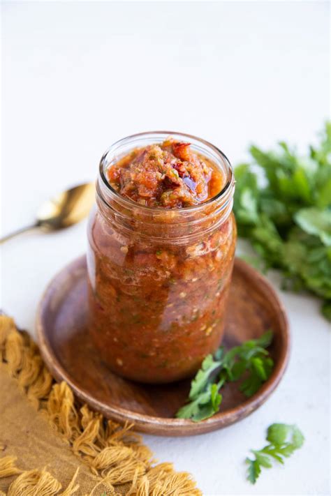 Red Chili Tomato Salsa - The Roasted Root