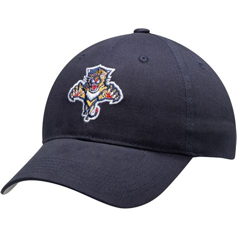 Men's Navy Florida Panthers Mass Basic Adjustable Hat - OSFA - Walmart.com - Walmart.com