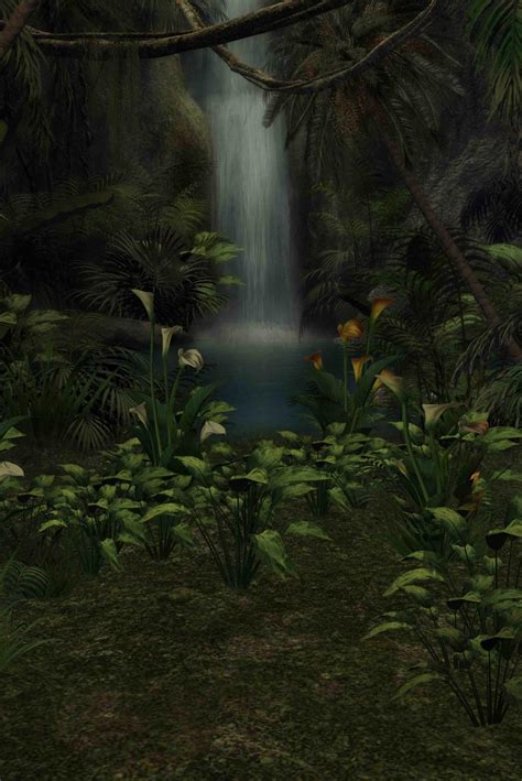 Dark Jungle Waterfall by NAngel1298 on DeviantArt