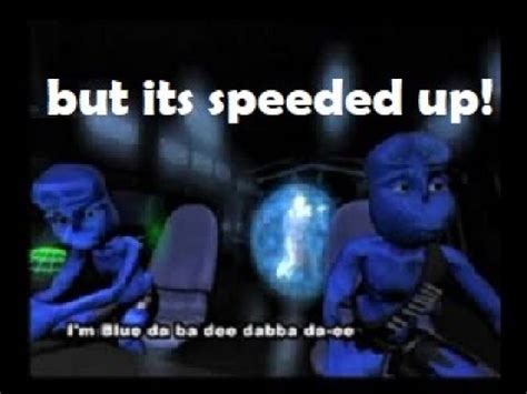 Eiffel 65 - I'm Blue (Da Ba Dee) meme song , but it's sped up! 😵 - YouTube