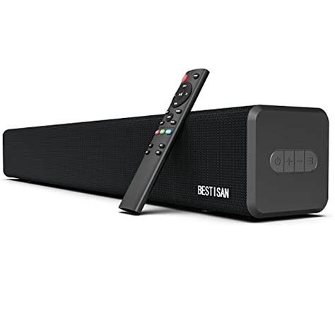 Bestisan 2.1 Channel 100Watt Sound bar, Soundbar with Built in Subwoofer Bluetooth 5.1 Surround ...