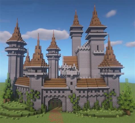 Castillo Medieval #minecraft | Minecraft castle, Minecraft mansion ...