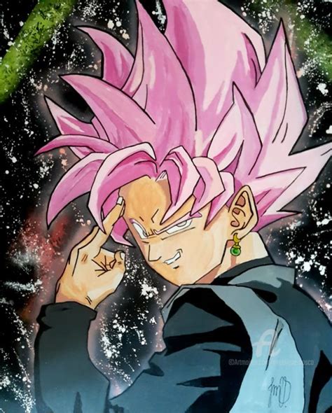 Goku Black, Peinture par Jean Marie Vandaele | Artmajeur