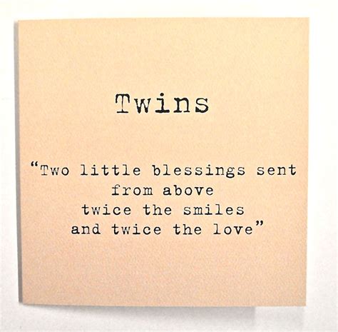 Quotes About Twins Babies. QuotesGram